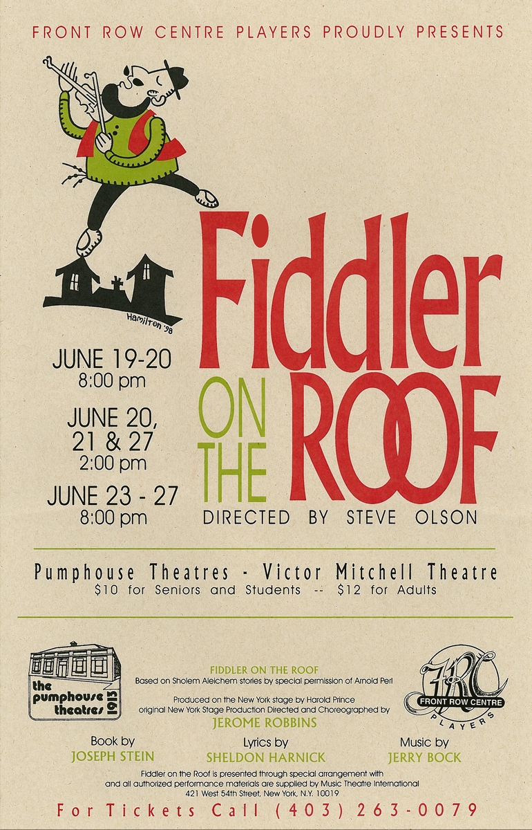 Poster for Fiddler on the Roof