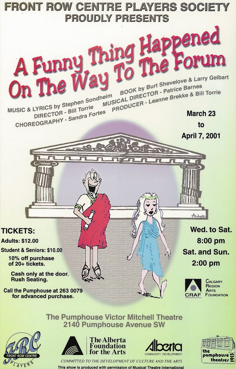 Poster for A Funny Thing Happened on the Way to the Forum