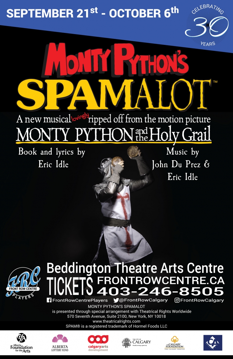 Poster for Monty Python's Spamalot